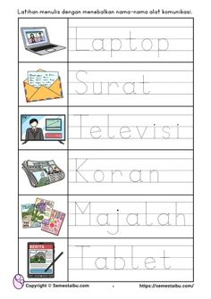 the letter k worksheet with pictures and words to help kids learn how to write