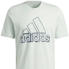 Adidas Multi Sport T-Shirt New With Tags Size: L Color: Linen Green 100% Cotton Body Length: 29in Shoulders: 17in Chest: 22in Pit To Pit Approx. Measurements Lying Flat Without Stretching Adidas Logo Cotton Tops With Relaxed Fit, Casual Adidas Shirt With Logo Print, Adidas Casual Shirt With Logo Print, Casual Green Top With Adidas Logo, Spring Cotton Top With Adidas Logo, Adidas Crew Neck Shirt With Letter Print, Casual Cotton Adidas Logo Top, Summer Cotton Tops With Adidas Logo, Casual Adidas Cotton T-shirt