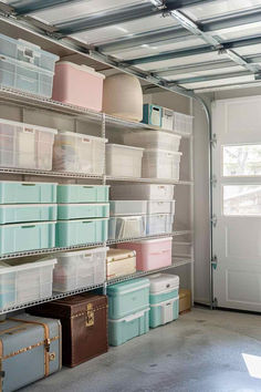 30+ Functional Garage Storage Solutions for an Organized Home Functional Garage, Clever Storage Ideas, Car Ports, Garage Storage Ideas, An Organized Home