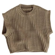 Introducing our Solid Knit Sweater Vest, a must-have for your little one's wardrobe! Made from soft and breathable acrylic, this casual style is perfect for spring and autumn. With its regular length and sleeveless design, it offers comfort and freedom of movement. The O-neck collar adds a touch of charm, while the solid pattern makes it versatile for any occasion. Suitable for both boys and girls aged 1-8 years, this unisex sweater vest is a trendy addition to their outfit rotation. Get yours t Earthy Clothes, Baby Sweater, Wool Vest, Warm Sweaters, Knitting Girls, Sweater Design, Baby Sweaters, Sleeveless Sweater, Baby & Toddler Clothing