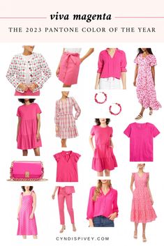 How To Style A Pink Shirt, Summer 2023 Colors, Cindy Spivey, 2023 Pantone, Worship Outfits, Style Tricks, Spring Wardrobe Essentials, Cyndi Spivey, Style Wide Leg Pants