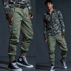 Black Joggers Outfit, Mens Pants Fashion Casual, Utility Fashion, Cargo Pants Outfit Men, Look Work, Christ Artwork, Joggers For Men, Tactical Wear, Camouflage Outfits