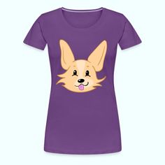 a women's t - shirt with an image of a dog on it