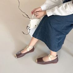 LBSFY - Fashion Women Loafers Ballet Dance Shoes Slip On Cross Strap Loafers Black Beige Brown Flat Low Heels Autumn Spring Dress Shoes Size 5.5=35=22.5cm Size 6=36=23cm Size 6.5=37=23.5cm Size 7=38=24cm Size 7.5=39=24.5cm Elegant Brown Slip-ons With Textured Sole, Brown Flat Slip-ons With Textured Sole, Brown Slip-on Tassel Loafers With Flat Heel, Spring Brown Slip-on Ballet Flats, Brown Slip-on Flats With Textured Sole, Brown Flats, Cross Straps, Spring Dress, Loafers For Women