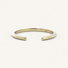 Simple Gap - Olive Ave Jewelry Classic Gold Jewelry With Rounded Edges, Classic Jewelry With Smooth Finish, Classic Adjustable Jewelry With Smooth Finish, Classic Rounded Jewelry With Smooth Finish, Classic Jewelry With Polished Concave Edges, Classic Polished Round Band Bracelets, Classic Polished Round Band Bracelet, Classic 14k Gold Round Band Bracelets, Classic Everyday Jewelry With Rounded Edges