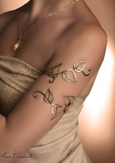 wrapped bracelet, Spiral Upper Arm, Upper arm wrap, leaf jewelry, upper arm cuff, Jewelry, leaf arm Arm Cuff Jewelry, Manset Lengan, Upper Arm Cuff, قلادات متدلية, Upper Arm Cuffs, Arm Jewelry, Leaf Bracelet, Cuff Jewelry, Arm Cuff