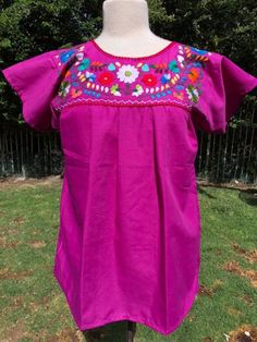 "Embroidered blouse, Mexican blouse, Medium,M,BoHo, blouse, top,Oaxaca,purple,fusia,pink,Indian,hupil Medium 38\"-40\"\" bust 27\" neck to bottom excellent condition BL491 Embroidered blouse, Mexican blouse, Medium,M,BoHo, blouse, top,Oaxaca,purple,fusia,pink,Indian,hupil" Pink Blouse With Embroidered Neckline For Spring, Purple Embroidered Top With Floral Embroidery For Summer, Purple Floral Embroidered Top For Summer, Traditional Pink Embroidered Top, Purple Floral Embroidered Crew Neck Top, Purple Crew Neck Top With Floral Embroidery, Bohemian Embroidered Purple Blouse, Embroidered Bohemian Purple Blouse, Purple Embroidered Bohemian Blouse