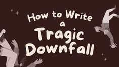 how to write a magic down fall with the title in white on a black background