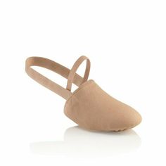 a child's ballet shoe on a white background