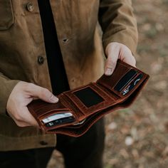 Ryder Reserve Bison Leather Trifold Wallet | Brown Trifold Wallets With Interior Card Slots For Everyday Use, Trifold Wallet With Interior Card Slots For Everyday Use, Trifold Wallet With Interior Card Slots, Leather Trifold Wallet With Hidden Phone Sleeve For Travel, Leather Trifold Wallet With Card Slots For Everyday, Trifold Wallets With Leather Lining, Trifold Wallet With Card Slots For Everyday Use, Everyday Trifold Wallets With Leather Lining, Everyday Trifold Wallet With Card Slots