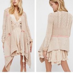 #ad Great shopping ideas for Free People Oversized Cardigan �All Washed Out� Sweater in Sand Small, Fashion Women's Sweaters Asymmetrical Cardigan, Knit Cardi, Knitted Long Sleeve, Boho Sweater, Tie Front Cardigan, Open Front Sweater, Free People Sweaters, Oversized Cardigan, Free People Sweater