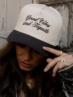 Tequila Vibes Canvas Snapback Trucker Hat | Uncommon Lifestyle Trucker Hat Outfit, Girl Trucker, Texas Western, Uncommon James, Best Tequila, Women Trucker, Vintage Trucker Hats, Trendy Hat