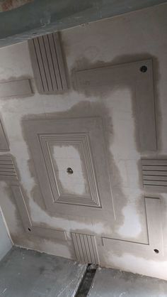 the ceiling in this room is being painted white