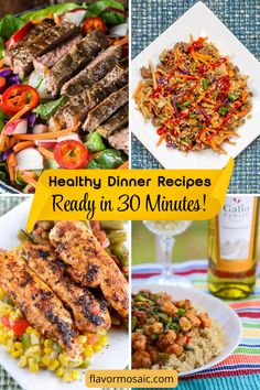 healthy dinner recipes ready in 30 minutes