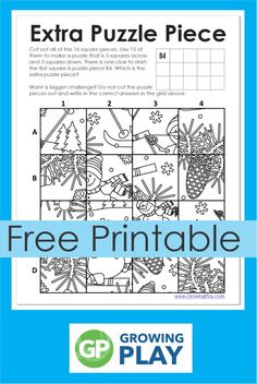 a printable christmas puzzle for kids