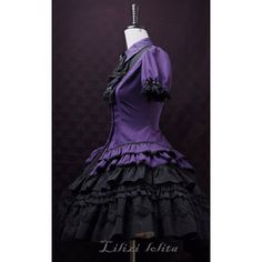 An item that will make you look like a mysterious and elegant young lady. It is richly decorated with lace embroidery and frills, and when paired with a bold chest ornament, it further enhances the gorgeous atmosphere. Like an aristocratic lady from medieval Europe. 
 
 

 

 
 
 
 Item 
 
 Blouse (black) + Jabot (black) 
 Blouse (purple) + jabot (purple) 
 Blouse (white) + Jabot (white) 
 Blouse (white) + Jabot (black) 
 Brooch (black x blue) 
 Brooch ( Black x Red) 
 Brooch ( Black x Purple) Elegant Victorian Dress With Ruffles And Baroque Shape, Elegant Victorian Dress For Theater With Baroque Style, Elegant Baroque Victorian Dress For Theater, Rococo Victorian Dress With Attached Cancan, Elegant Victorian Dress With Lace Trim For Costume Party, Formal Victorian Dress With Ruffles, Elegant Victorian Dress With Ruffles And Doll Collar, Elegant Victorian Dress With Lace Collar For Formal Occasions, Elegant Victorian Dress With Lace Collar