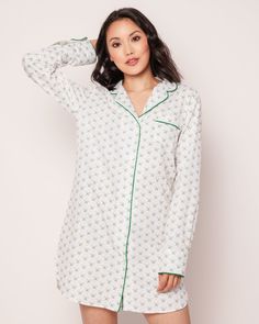 Game, set, sleep! Serve up a winning combination of comfort and style with our tennis print pajamas. Featuring a pair of classic crossed green racquets and a tennis ball, this design captures the undeniable charm of a classic sport. Whether you're a tennis enthusiast or simply appreciate it from the stands, these hand-drawn motifs celebrate the spirit of the game. The fabric is made of 100% of the most exquisite cotton, making them soft, yet breathable. The woven twill fabric was yarn-dyed to pr Classic White Sleepwear For Pajama Party, Classic White Relaxed Fit Sleepwear, Classic Sleepwear For Pajama Party In Spring, White Classic Sleepwear For Spring, Green Cotton Sleepwear For Overnight, Classic Spring Sleepwear With Relaxed Fit, Classic Spring Sleepwear For Bedtime, Match Point, Racquets