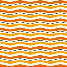 an orange and white chevroned pattern with black lines on the bottom right side