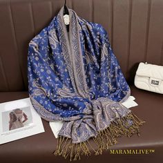 Tassel Blanket Design Thick Pashmina New Winter Warm Shawl Wrap Cashmere Scarf Women Neckerchief Poncho Stoles 2024 Cashmere Scarf Women, Head Wraps For Women, Shawl Style, Winter Scarves, Cashmere Pashmina, Stole Scarf, Turban Headwrap, Cashmere Shawl, Fall Scarves