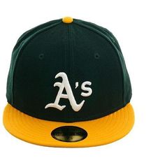 Green Crown, 1959 Cadillac, Crown Gold, Hat Stores, Oakland Athletics, New Era 59fifty, Fitted Hat, Contemporary Fashion, One Design