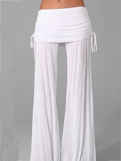 Sku BRYS-1502 Pattern Solid Color Occasion Vacation,Casual Material Cotton Blend Color White, Black Size S,M,L,XL Size Chart: (We have provided this item's measurements to help you decide which size to buy.) (Units/Inches) Size Waist Length S 22.0-34.6 39.4 M 23.6-36.2 39.8 L 25.2-37.8 40.2 XL 26.8-39.3 40.6 (Units/Centimetres) Size Waist Length S 56-88 100 M 60-92 101 L 64-96 102 XL 68-100 103 Spring Solid Color Hip-length Bottoms, Fitted Pants With Drawstring, Stretch Harem Pants For Summer, Fitted Solid Color Bottoms For Vacation, Non-stretch Full Length Drawstring Bottoms, Summer Wide-leg Yoga Pants, Solid Wide-leg Yoga Pants For Summer, Solid Wide-leg Summer Yoga Pants, Stretch Solid Color Bottoms For Vacation