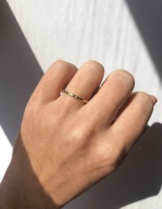 Tiny Ragged Band with Diamonds Elegant Hammered Midi Rings For Wedding, Dainty Hand Forged Rings For Everyday, Classic 14k Gold Hammered Stackable Rings, Classic Hammered 14k Gold Stackable Rings, Classic 14k Gold Stackable Hammered Rings, Elegant Hammered Stackable Rings, Delicate Hammered Yellow Gold Ring, Hand Forged 14k Gold Stackable Rings With Round Band, Dainty Hand-forged Rings In Recycled Gold