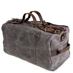 Waxed Canvas Travel Duffle Bag Carry-on Size - Woosir Fishing Shoes, Canvas Duffle Bag, Luggage Bags Travel, Commuter Bag, Canvas Messenger Bag, Travel Duffle, Duffle Bag Travel, Canvas Handbags, Cow Boy