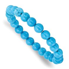 Item Specification: Stone Color_1:Blue Chain Width:9 mm Clasp /Connector:Slip On (No Clasp) Feature:Stretch Stone Treatment_1:Dyeing Item Weight U/M:gm Product Type:Jewelry Jewelry Type:Bracelets Sold By Unit:Each Bracelet Type:Adjustable & Stretch & Wrap Gender:Men's Stone Type (Other)_1:Howlite Beachy Bracelets, Woven Necklace, Howlite Stone, Bow Jewelry, Turquoise Howlite, Gemstone Beaded Bracelets, Leather Weaving, Beaded Stretch Bracelet, Metal Bracelets