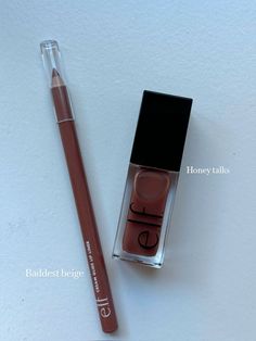 Elf Glossy Lip Stain Power Mauve, Elf Lip Oil Combo, Elf Lip Oil Aesthetic, Elf Lip Products, Elf Lip Combos, Elf Lip Oil, Lip Oil Aesthetic, Elf Lip Gloss