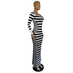 SKU:DR21120402 Season:Spring,Summer,Autumn,WinterSize:S,M,L,XL,2XLColor:StripeOccasion: Daily,Party,Beach,HolidayFabric:PolyesterPackage Contents: 1* Dress, without_Accessorie Spring Striped Long Sleeve Maxi Dress, Long Sleeve Striped Maxi Dress For Summer, Striped Long Sleeve Maxi Dress For Summer, Casual Long Striped Dresses, Chic Long Striped Dress, Casual Striped Fitted Maxi Dress, Casual Fitted Striped Maxi Dress, Casual Long Sleeve Striped Dress, Trendy Long Sleeve Striped Dress