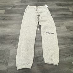 Essentials Fear Of God Sweatpants Xs Nwt Grey Purchased Pacsun Fear Of God Essentials Sweatpants Outfit, Sweatpants For Men, Essential Pants, Essentials Pants, Fear Of God Essentials Outfit, Gray Sweatpants Outfit, Sweatpants Outfit, Mens Sweatpants, Mens Essentials