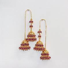 925 Silver Gold Plating Silver Hanging Earrings Weight- 10 Gram 925 Silver gold Plating Threader double Jhumka Earrings, Silver Chain Threader with Tiny Jhumki Garnet hanging, Screw open hanging Earrings Indian Earring, Indian Wedding Earring All of our pieces are strong and durable and made with care. Festive Jewelry Danglers With Latkans, Gold Plated Jhumkas With Latkans For Festivals, Gold Jhumkas For Eid, Temple Jewelry Jhumkas With Dangling Beads For Festivals, Tilla Jhumkas For Puja, Gold Plated Jhumkas With Latkans, Festive Dangle Jewelry For Puja, Gold Plated Dangle Jhumkas With Latkans, Gold Jhumkas With Dangling Beads For Festivals