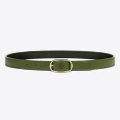 This sleek accessory provides the perfect finishing touch to your ensemble. The natural rigidity gives it a very nice design. • Luxury Cactus Leather • Made in Los Angeles • Buckle : 1.57" x 1.2" Women's belts come in a range of sizes from 30" to 44", even size only. For a confortable fit, order one size larger than your actual waist size. XS : US : 28-30" (Waist in inch : 24-25) ; EU : 34 (75 cm) S : US : 32-34" (Waist in inch : 26-27) ; EU : 36 (85 cm) M : US : 36-38" (Waist in inch : 28-29) ; Goth Male, Save Wildlife, Nice Belts, Women Belt, Women's Belts, Green Belt, Outfit Collage, Toxic Chemicals, Croc Leather