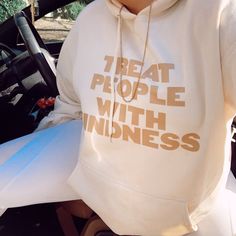 TPWK hoodie Neutral Fits, Cream Hoodie, Sweatshirts, How To Wear, Instagram