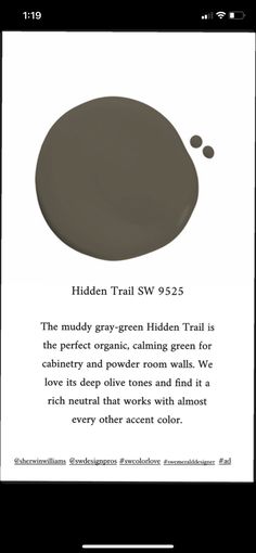 the hidden trail logo on an iphone screen