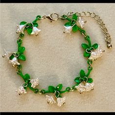 New Pretty Star Jasmine Charm Bracelet. Measurements Are Pictured. Jasmine Bracelet, Lily Bracelet, Bracelet Measurements, Star Jasmine, Pretty Star, Inspired Jewelry, Womens Jewelry Bracelets, Women's Jewelry, Charm Bracelet