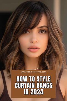 Side Bangs With Long Hair, Bangs With Long Hair, Side Bangs Hairstyles, Layered Haircuts For Medium Hair, Medium Layered Hair, Bangs With Medium Hair, Shoulder Length Hair Cuts, How To Style Bangs, Hair 2024