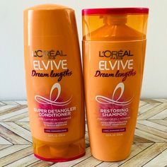 L'oreal Elvive Dream Lengths Shampoo And Conditioner. In New Condition Never Used. Each Bottle Has 12.6 Fl. Oz. Loreal Shampoo And Conditioner, Loreal Conditioner, Elvive Conditioner, L’oréal Elvive, Loreal Shampoo, L’oréal Shampoo And Conditioner, L’oréal Shampoo, Elvive Shampoo, Random Wishlist