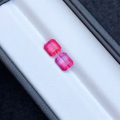 exceptional glamorous beautiful hottest bicolor pink and hot pink color tourmaline ethically sourced from the rich land of gems afghanistan  these were two small rough crystal which i bought in 2017 and were out of my eyes...i find that recently in my safe and cut it  natural color  weight-- 3.10 carats  dimensions  6.2x5.7x4.3mm 6.5x5.7x4.6mm Pink Ruby Gemstones For Gift, Pink Tourmaline Jewelry For Healing, Luxury Pink Natural Gemstones, Healing Pink Tourmaline Jewelry, Luxury Multi-stone Pink Gemstones, Pink Tourmaline Crystal, Hot Pink Color, Rough Crystal, My Eyes