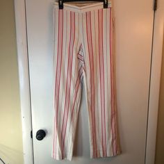 New Directions Women’s Pants Size S Nwt Pink Play Stripe See Pictures For More Detail Jumpsuit Trousers, New Directions, Pink White, Pant Jumpsuit, Pants For Women, White, Pants, Pink, Women Shopping