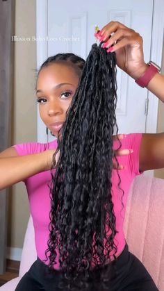 Crochet braids save your life!❤️hair link in my bio
————————————
Video by our hairstylist 💁🏽‍♀️ @vbweavin
Used our Crochet Faux Locs Braids
*
All pictures and videos are made using only OUR wigs from 𝐘𝐆𝐖𝐈𝐆𝐒.⁣⁣⁣⁣⁣
————————————
*
#twistout #bohoknotlessbraids #knotlessbraids #ygwigs #bohobraiding #hairstyle #bohobraids #bulkhair #hairextension #hairstyle #fyb #foryoupage #hairstlist #trending #humanhair #humanhairbraids #minitwist Braids With Human Hair Curls, Mixing Hair Color, Braids With Human Hair, Braids Human Hair, 1b Hair, Boho Box Braids, Faux Locs Braids, Kanekalon Braids, Hair Braid Patterns