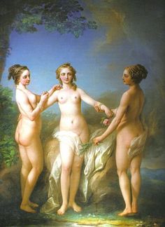 The Three Graces, Blog Art, Historical Painting, Three Graces, Jean Baptiste, Woman Painting, Custom Art