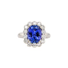 This beautiful ring features a 3.20 carat cushion cut Tanzanite gemstone with natural earth mined diamonds in solid 14K gold. This Tanzanite ring makes a lovely December birthstone gift for your loved ones! This ring is made with solid 14K Gold and natural Earth mined SI / G-H diamonds. As listed, this ring is ready to ship. If you're interested in purchasing this setting with a different center stone please message us! Classic Cushion Cut Brilliant Gemstones, Elegant Cushion Cut Gemstone With Center Stone, Elegant Cushion Cut Gemstones, Cushion Cut Diamond Gemstones For Fine Jewelry, Fine Jewelry Cushion Cut Gemstone With Center Stone, Cushion Cut Diamond Fine Jewelry, Tanzanite Cushion Cut Ring With Brilliant Detail, Fine Jewelry With Cushion Cut Tanzanite, Cushion Cut Gemstones With Accent Stones For Fine Jewelry