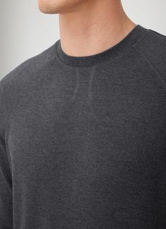 A relaxed fit classic crewneck, upgraded with our signature brushed fabric that’s soft to the touch and naturally insulating. Classic raglan sleeves plus ribbed cuffs and hemlines offer increased freedom of movement and a modern spin on a timeless favourite. Kit And Ace, Work Essentials, Sweater Pants, New Arrival Dress, Long Hoodie, Summer Essentials, Shirt Jacket, Tank Shirt, Tank Top Shirt