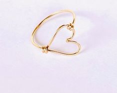 Heka Heart Ring 14k Gold Filled | Etsy Adjustable Open Heart Ring For Valentine's Day, Trendy Rings For Anniversary On Valentine's Day, Trendy Rings For Valentine's Day Anniversary, Trendy Adjustable Heart Ring For Anniversary, Trendy Valentine's Day Gift Rings, Trendy Heart Ring For Valentine's Day Anniversary, Old Town, Statement Rings, Heart Ring