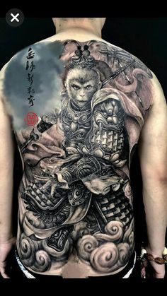 Traditional Japanese Tattoo Designs, Backpiece Tattoo, Sunflower Tattoo Sleeve, Chinese Dragon Tattoos, Monkey Tattoos, Mushroom Tattoos, King Tattoos, Wolf Tattoo Design, Fire Tattoo