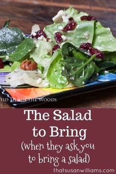 the salad to bring when they ask you to bring a salad