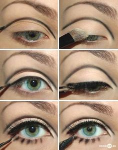 step by step instructions on how to do eyeliners