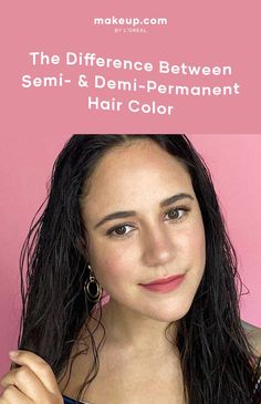 Loreal Semi Permanent Hair Dye, Dark Brown Demi Permanent, Demi Permanent Hair Color Brown, Semi Permanent Hair Dye For Dark Hair, Dye Your Own Hair, Demi Hair Color, Demi Permanent Hair Color, Hair Color Change, Dark Hair Dye