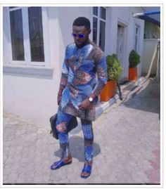 Yomi Casual, Men Attire, Ankara Trousers, Nigerian Fashion Designers, African Print Pants, Nigerian Men Fashion, African Wear Styles For Men, African Dresses Men, African Shirts For Men